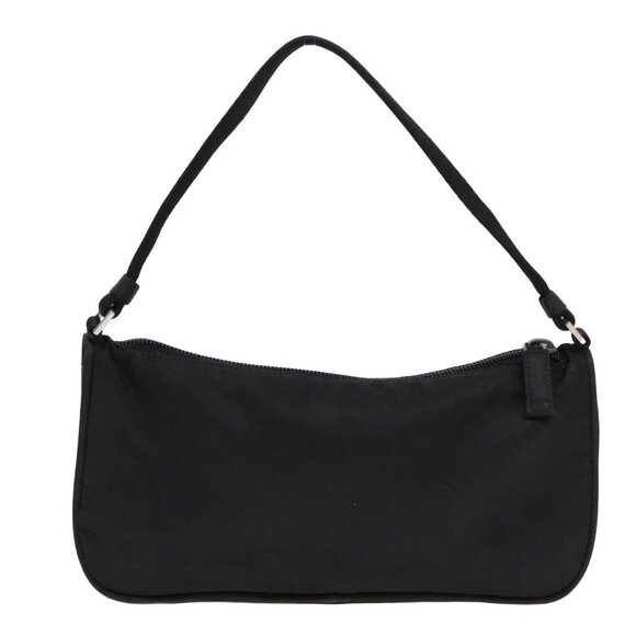 PRADA Accessory Pouch Nylon Black Silver Auth - Picture 3 of 16